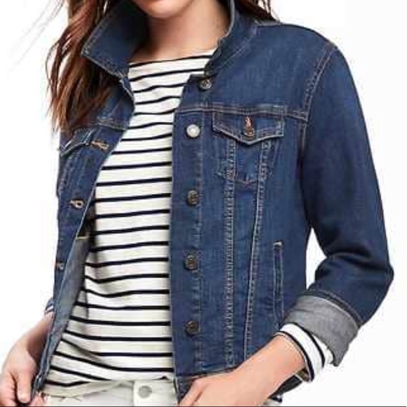 dark rinse denim jacket